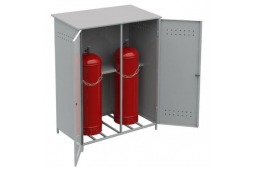 Шкаф для газового баллонов 27 л (на 2 шт)