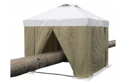 Палатка сварщика 3.0 х 3.0 м (ПВХ+брезент)