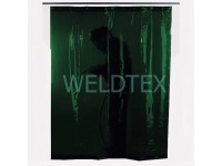 Штора сварочная Weldtex PVC темно-зеленая (цена за м²)