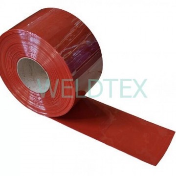 Штора сварочная Weldtex PVC, полоса 300х3мм, красная (цена за метр)