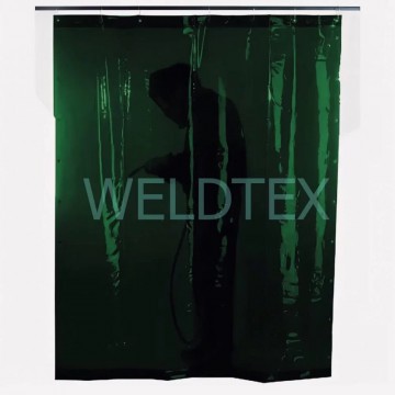 Штора сварочная Weldtex PVC темно-зеленая (цена за м²)