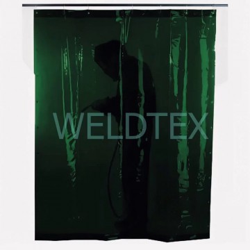 Штора сварочная Weldtex PVC, темно-зеленая, 1400х1800