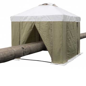 Палатка сварщика 3.0 х 3.0 м (ПВХ+брезент)
